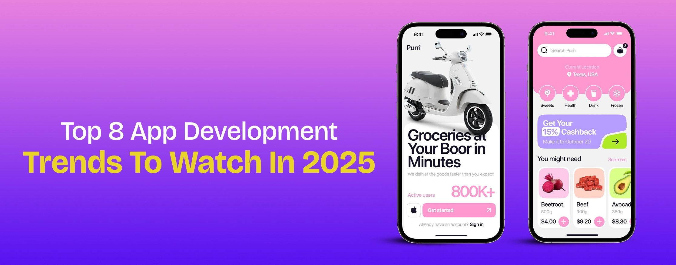 Top 8 App Development Trends To Watch In 2025