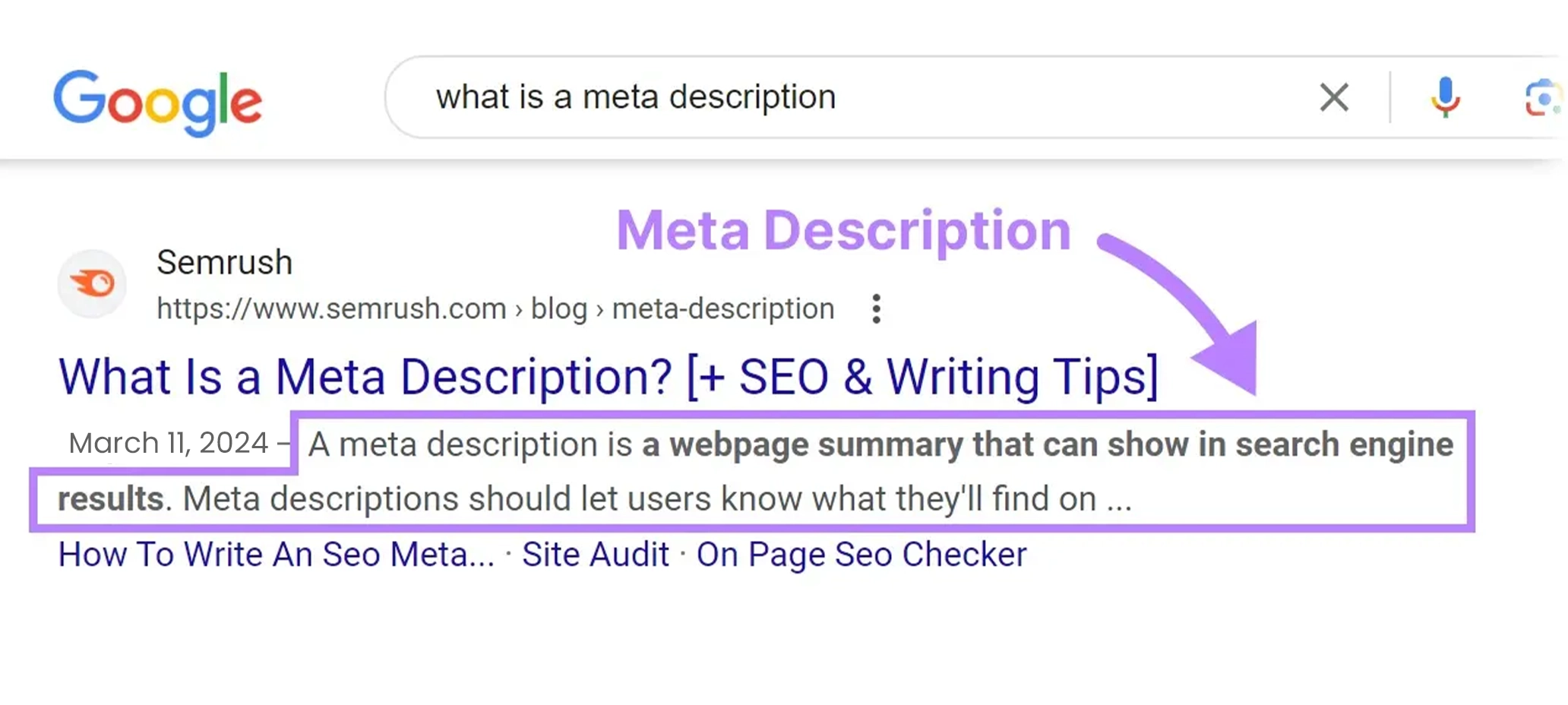 Under-Optimized Meta Description And Title Tags